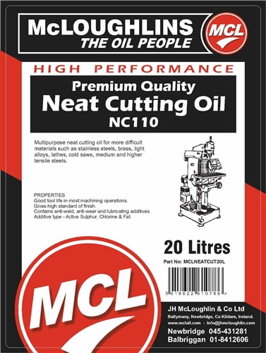 Premium Neat Cutting Oil 20Lt