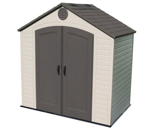 Lifetime Products 8x5 Garden Shed With Floor.
