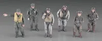 1/72 WWII Pilot Figure Set Hasegawa