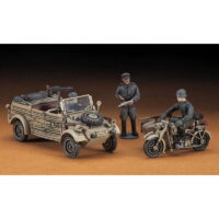 1/72 Kubelwagen + BMW & Sidecar Hasegawa