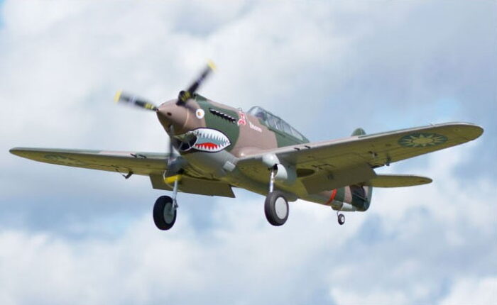 FMS 1400MM P-40B FLYING TIGER SUPER SCALE ARTF WARBIRD W/O TX/RX/BATT