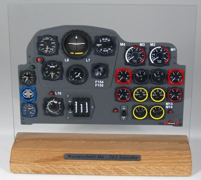 Messerschmitt Me262A Instrument Panel 1/4 Scale