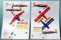 Fouga Cm170 Magister Decals 1/48 scale
