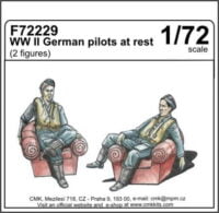 Wwii German Pilots At Rest Kit 1/72 scale