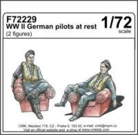Wwii German Pilots At Rest Kit 1/72 scale