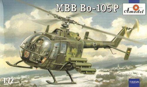 Bolkow Bo105P Military 1/72 Scale