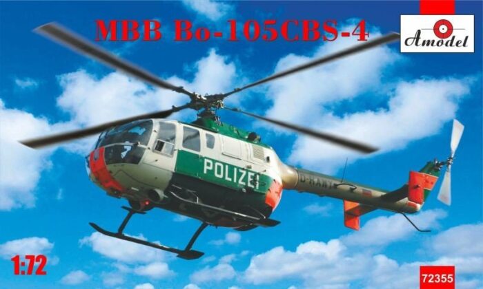 MBB Bo105 CBS-4 German Police 1/72 Scale Kit