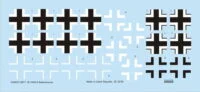 Messerschmitt BF109G-6 Balkenkreuze Eduard 1/48 Scale Decals