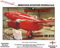 DH88 Comet racer Grosvenor House 1/72 Scale kit Resin