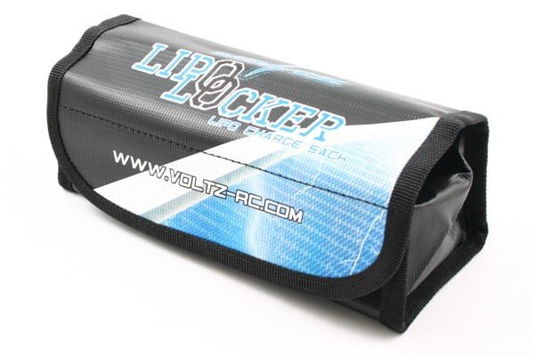 Voltz Charge Vault Lipo Locker Box/Bag 18.5Cm X 7.5Cm X 6Cm