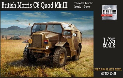 British Morris C8 Quad Mk III Late Kit 1/35