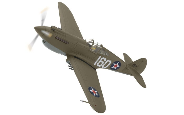 Curtiss P-40B Warhawk, 160/15P, 2nd Lt. George Welch, 47th PS, 15th PG, USAAF, Pearl Harbor95030085