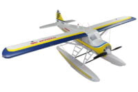 DYNAM DHC-2 BEAVER 1500MM STOL AIRCRAFT W/O TX/RX/BATT