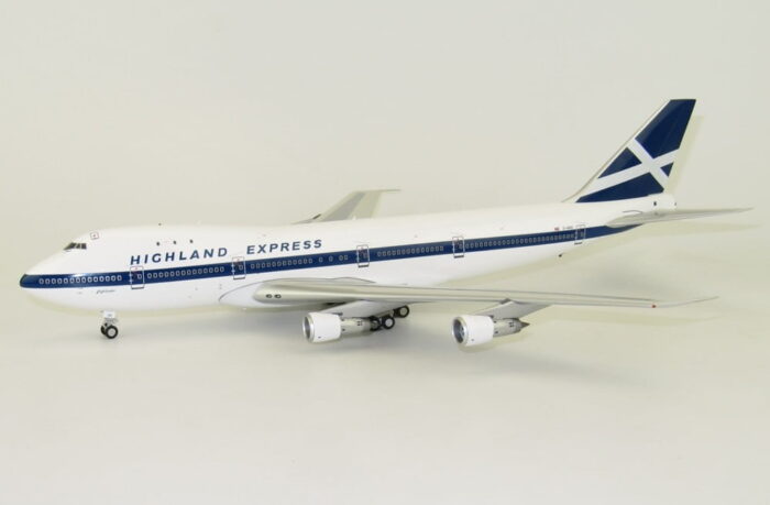 B747-100 Highland Express Airways G-HIHO With Stand