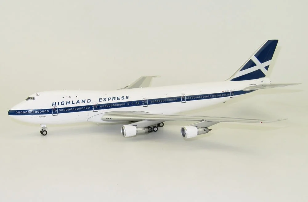 B747-100 Highland Express Airways G-HIHO With Stand