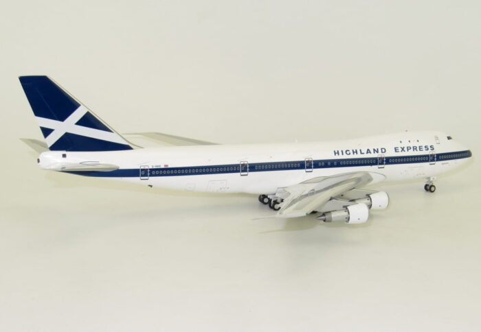 B747-100 Highland Express Airways G-HIHO With Stand