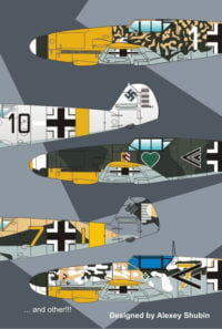 Messerschmitt BF109F-4 1/48 Scale decals
