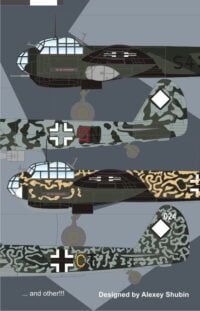 Junkers Ju-88 Anti Shipping Units 1/72 Scale Decals