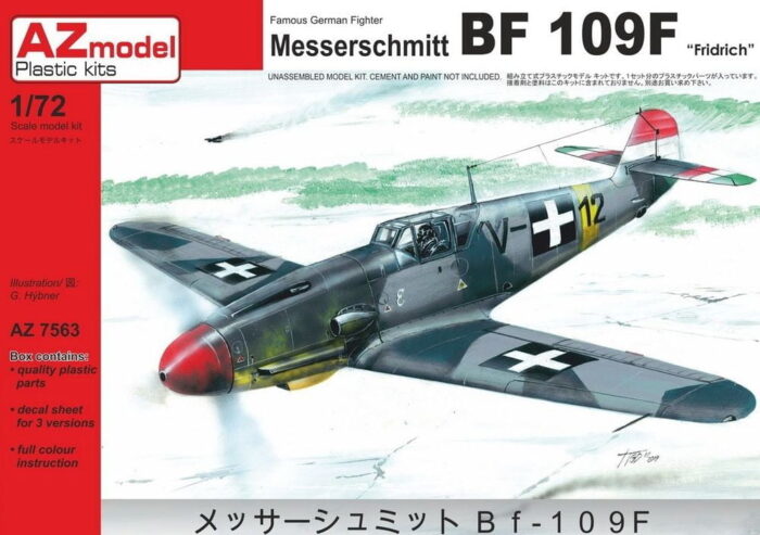 Messerschmitt Bf 109F-4 Hungarian AF 1/72 Scale Kit