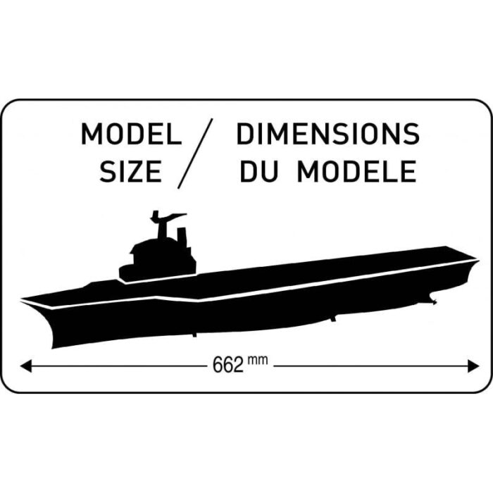 Charles De Gaulle 1/400 Scale Kit