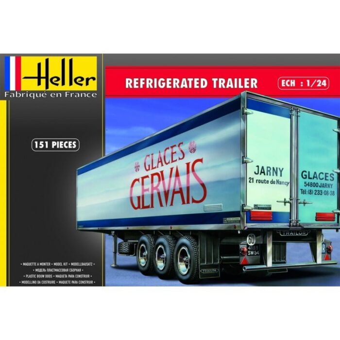 REFRIGERATED TRAILER 1/24 Scale Kit