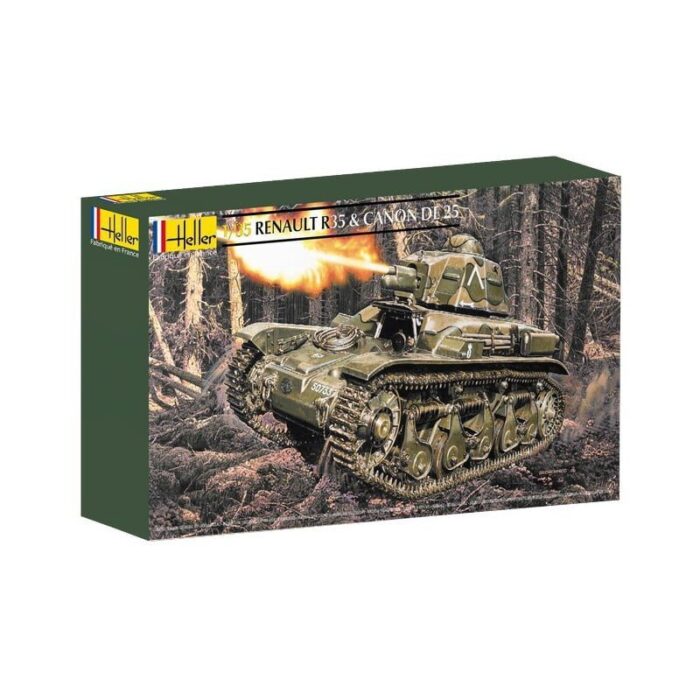RENAULT R35 & CANON DE 25 1/35 Scale Kit