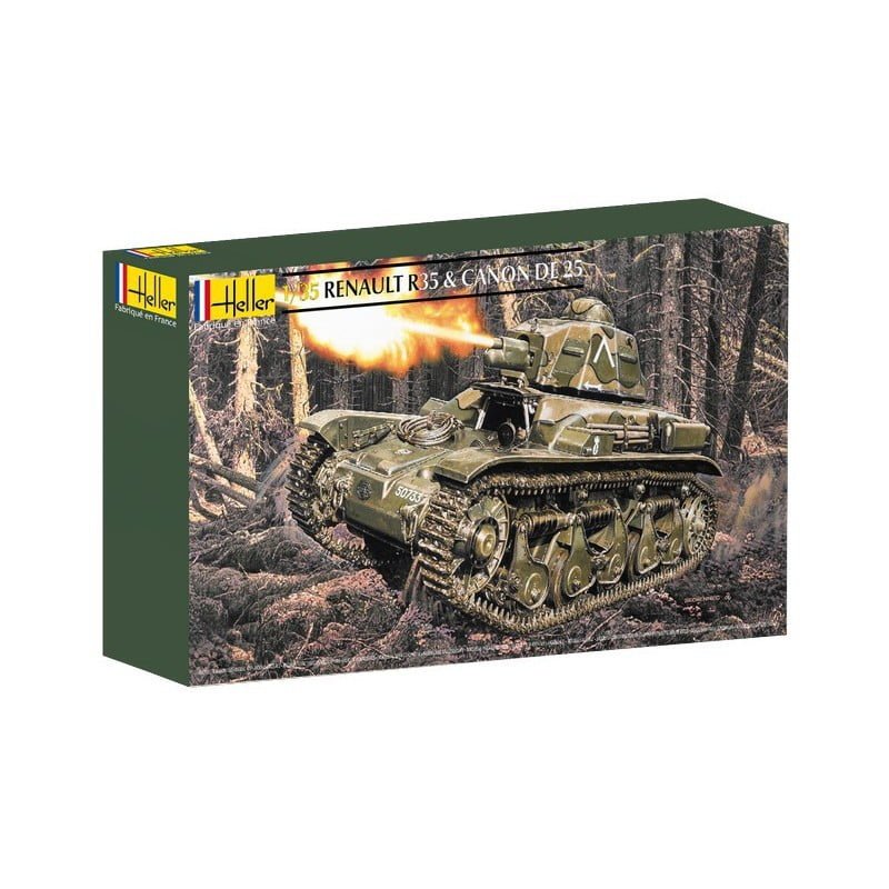 RENAULT R35 & CANON DE 25 1/35 Scale Kit