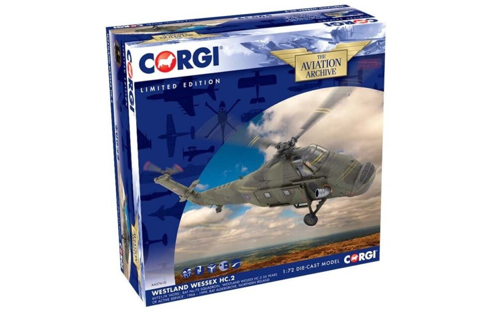 Westland Wessex HC.2, XV721/H ‘Hotel’, RAF No.72 Squadron 1/72 Scale Diecast