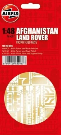British Forces Land Rover Photo-etched Accessory Parts 1:48 Scale Parts