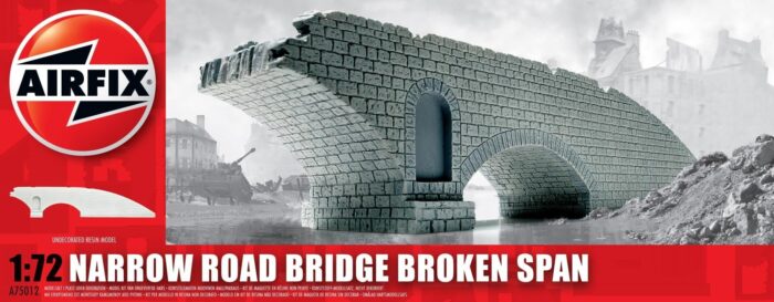 Narrow Road Bridge Broken Span 1:72 Scale Kit