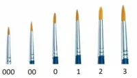 3 BRUSH SYNTHETIC ROUND - Single Pack