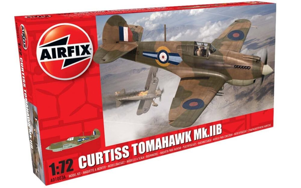 Curtis P-40B Tomahawk 1/72 Scale Kit