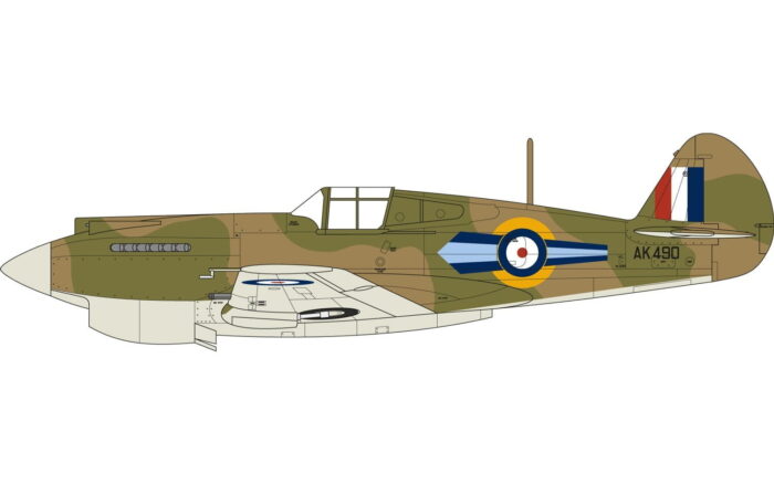 Curtis P-40B Tomahawk 1/72 Scale Kit