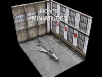 Soviet fighter hangar set (Miliscale / Noy miniatures 48028)
