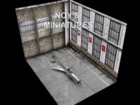 Soviet fighter hangar set 1/48 Scale