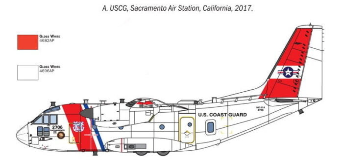 Italeri 1/72 C-27J Spartan KIT US Coast Guard