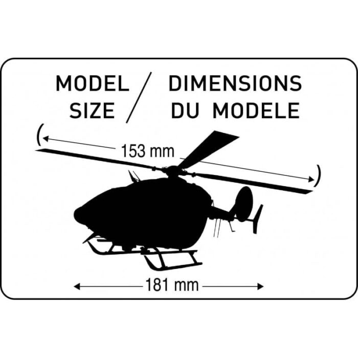 Eurocopter Ec 145 Securite Civ 1/72 Scale Kit Heller 80375