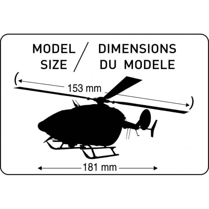 Eurocopter Ec 145 Gendarmerie 1/72 Scale Kit Heller 80378
