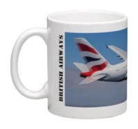 Mug British Airways Airbus A380 (Megamok MOK-BA)