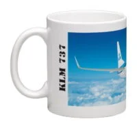 Mug KLM Boeing B737 (Megamok MOK-KLM737)