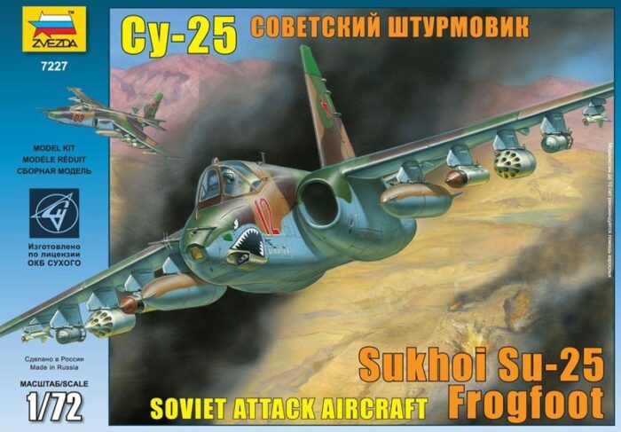 SOVIET GROUND-ATTACK AIRCRAFT SU-25 1/72 Scale kit