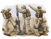 USMC M252 Mortar Crew 1/35 Scale Kit