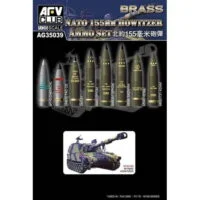 NATO 155mm Howitzer Brass Ammo 1/35 Scale Kit
