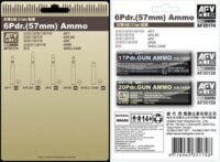 6 Pdr (57mm) Ammo 1/35 Scale