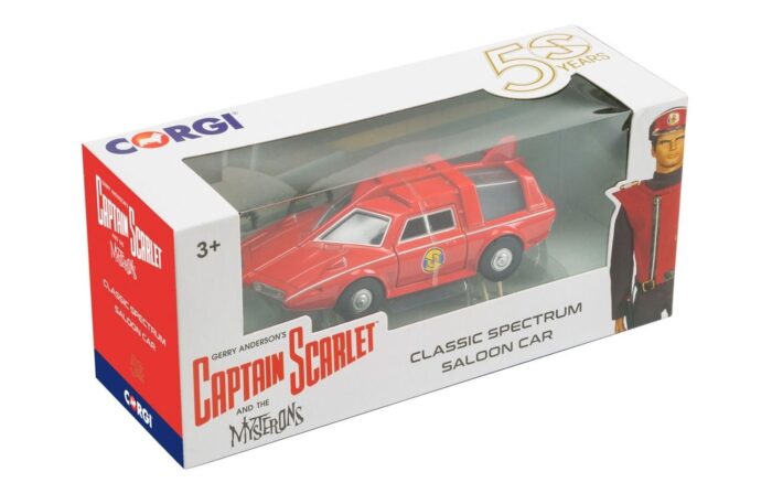 Captain Scarlet Classic Spectrum Saloon Car Corgi Diecast