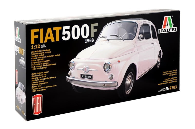 Voiture Américaine Collection Fiat 500 L 1968 Echelle 1/24