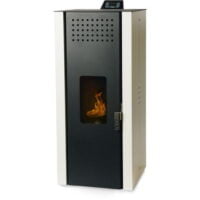 Zibro Pellet Stove Kiyomi 80 (Ivory White Colour)