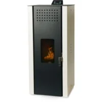 Zibro Pellet Stove Kiyomi 80 (Ivory White Colour)