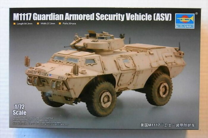 M1117 Guardian Armoured Security Vehicle 1/72 Scale Kit