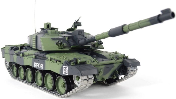 Remote 1:16 British Challenger 2 RC Tank - Pro Version - Heng Long Camo Body- Metal Tracks